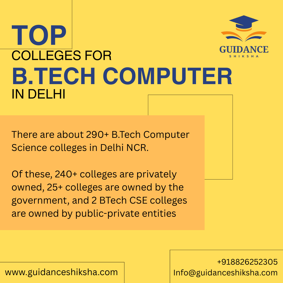 Does GGSIPU offer BTech CSE? Top B.Tech Colleges for Computer Science in GGSIPU